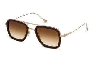 DITA 7806 W BROWN TO CLEAR GRADIENTROOT BEER - ANTIQUE WHITE GOLD