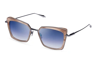 DITA DTS-405 03A Dark Grey to Clear Gradient-Deep Blue FlashDusty Pink Swirl-Black Rhodium