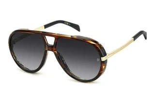 David Beckham DB 99/VOYAGER HQZ/9O DARK GREY SHADEDHORN