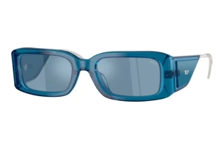 Diesel DL2017U 20511U Light Blue Mirror SilverTransparent Blue