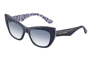 Dolce & Gabbana DG4417 341419 Clear Gradient Light BlueBlue On Blue Maiolica