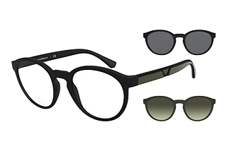 Emporio Armani EA4152 50421W ClearMatte Black
