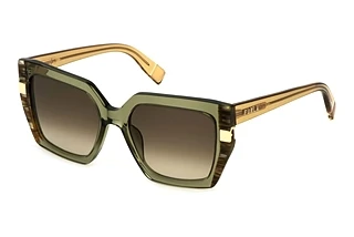 Furla SFU818 096R BROWN GRADIENT BROWNSHINY TRANSP.MILITARY GREEN
