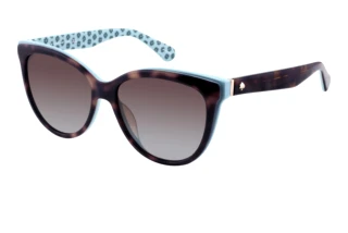 Kate Spade DAESHA/S 2NL/LA BROWN SHADED POLARIZEDHAVANA PATTERN GREEN