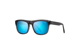 Maui Jim S-Turns B872-14 Blue HawaiiDark Translucent Grey