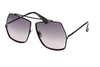 Max Mara MM0006 01B grau verlaufendGlänzend Schwarz