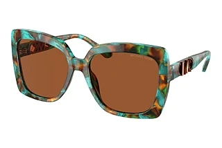 Michael Kors MK2213 400073 Amber SolidTeal Graphic Tortoise