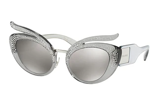 Miu Miu MU 04TS 54Z139 TRANSPARENT LIGHT GREY