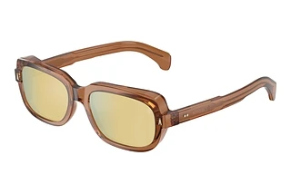 Moncler ME6008 3017F9 Brown Mirror BronzeTransparent Shiny Cognac