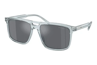 Prada PR A22S 19T175 Dark Grey Flash SilverTransparent Azure