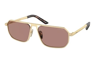 Prada PR A53S VAF10D Light BrownMatte Pale Gold