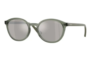Vogue Eyewear VJ2033 30866G Light Grey Mirror SilverTransparent Mallard Green