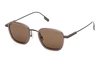 Zegna EZ0277 51E braunGlänzend Hellbraun