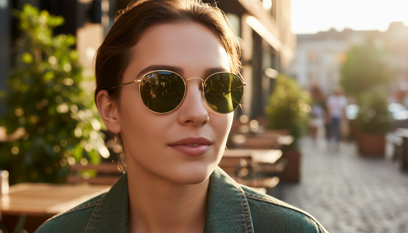 Vorderansicht Ray-Ban ROUND METAL (RB3447 - 001)