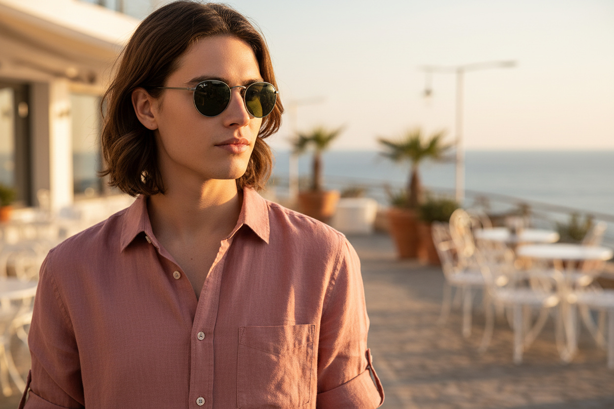 Vorderansicht Ray-Ban ROUND METAL (RB3447 - 029)