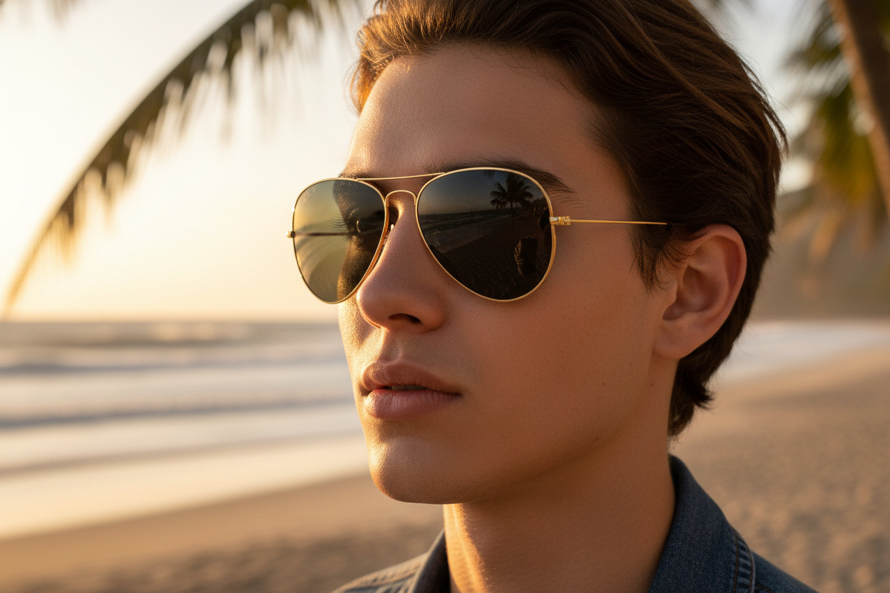 Vorderansicht Ray-Ban AVIATOR LARGE METAL (RB3025 - 919648)