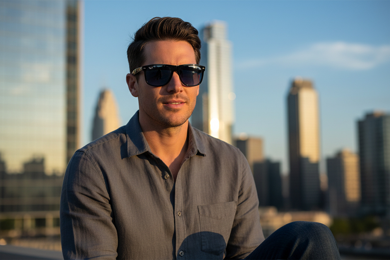 Vorderansicht Ray-Ban BOYFRIEND (RB4147 - 601/80)