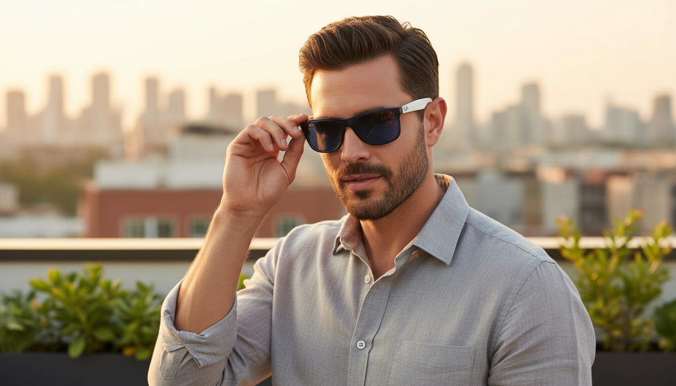 Vorderansicht Ray-Ban JUSTIN (RB4165 - 651180)