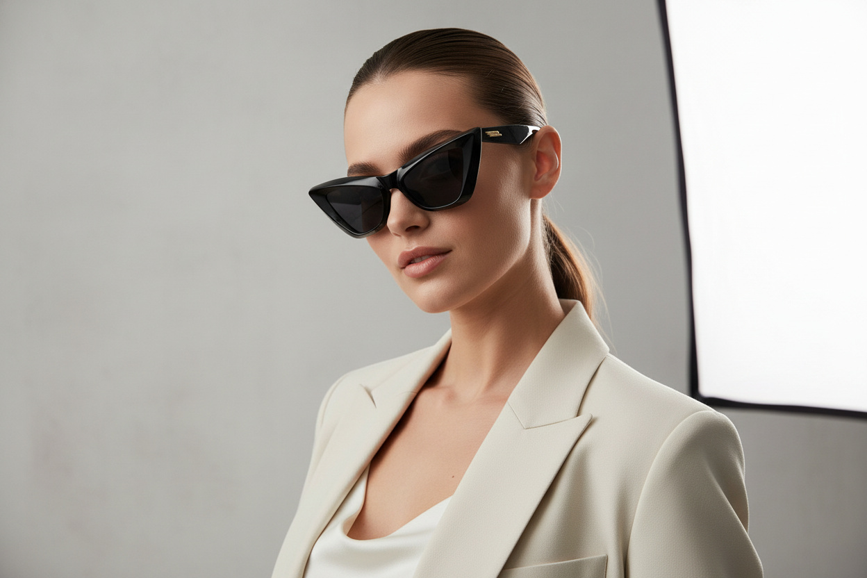 Vorderansicht Bottega Veneta BV1101S (001)