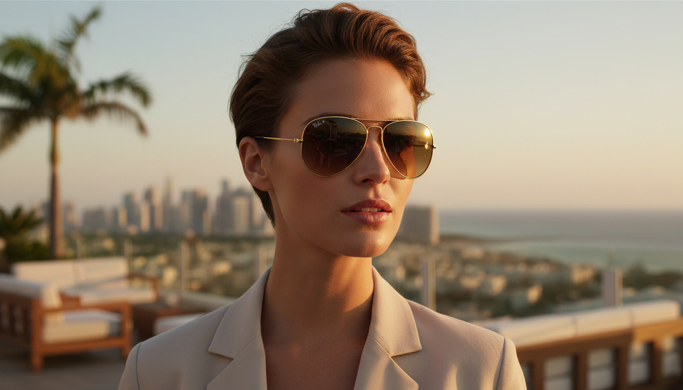 Vorderansicht Ray-Ban AVIATOR LARGE METAL (RB3025 - 001/M2)