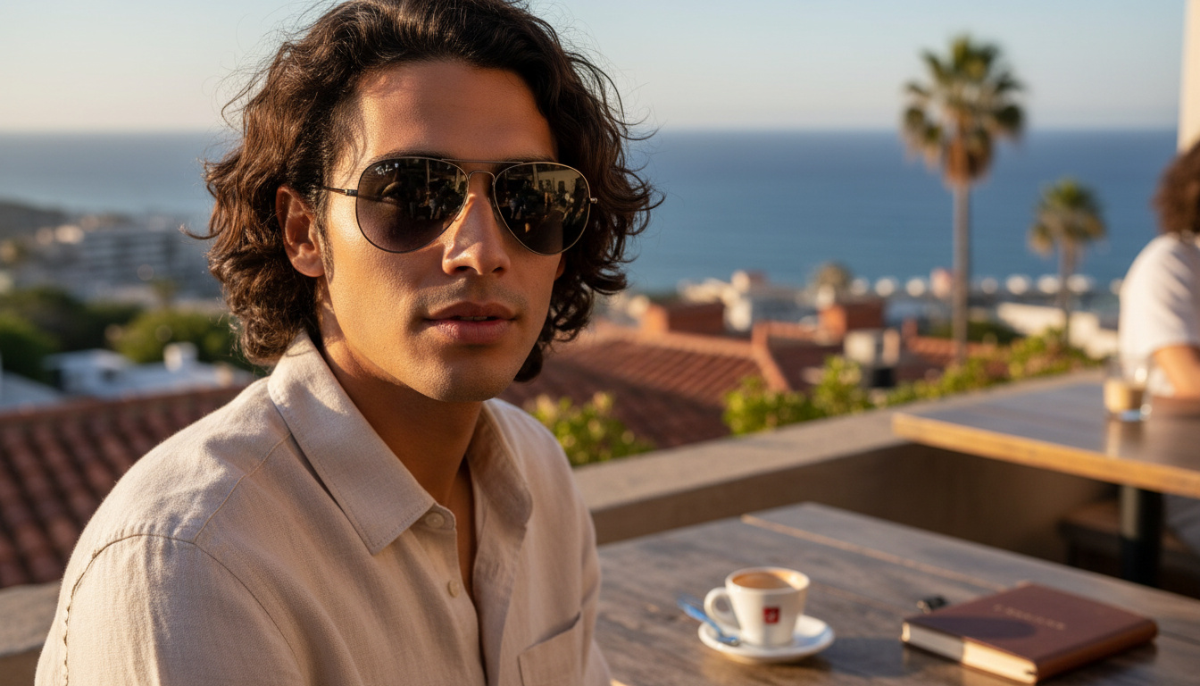 Vorderansicht Ray-Ban AVIATOR LARGE METAL (RB3025 - 004/78)