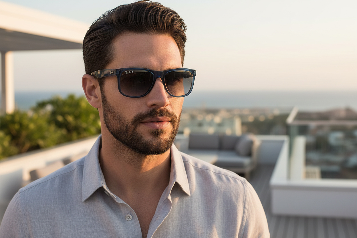 Vorderansicht Ray-Ban JUSTIN (RB4165 - 6596T3)