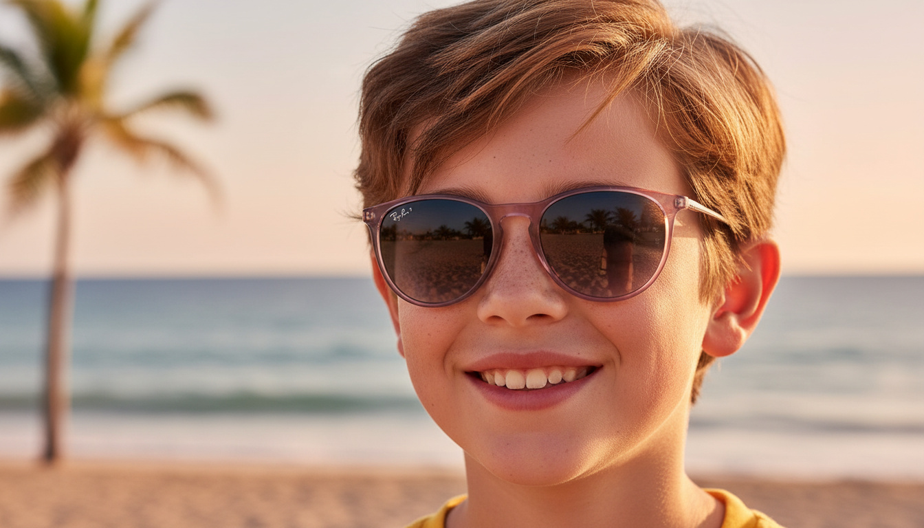 Vorderansicht Ray-Ban Kids JUNIOR ERIKA (RJ9060S - 71078G)