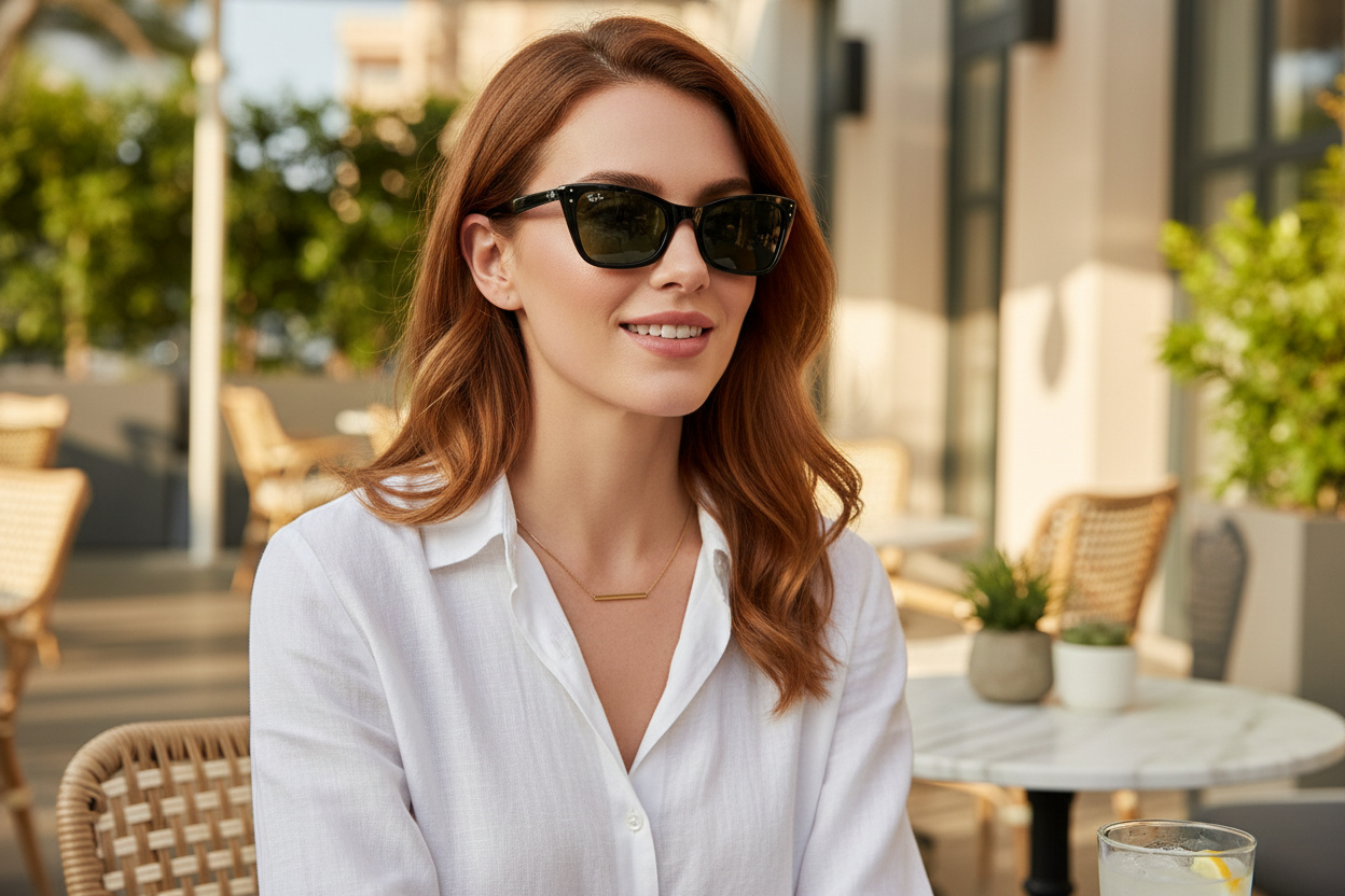 Vorderansicht Ray-Ban LADY BURBANK (RB2299 - 901/31)