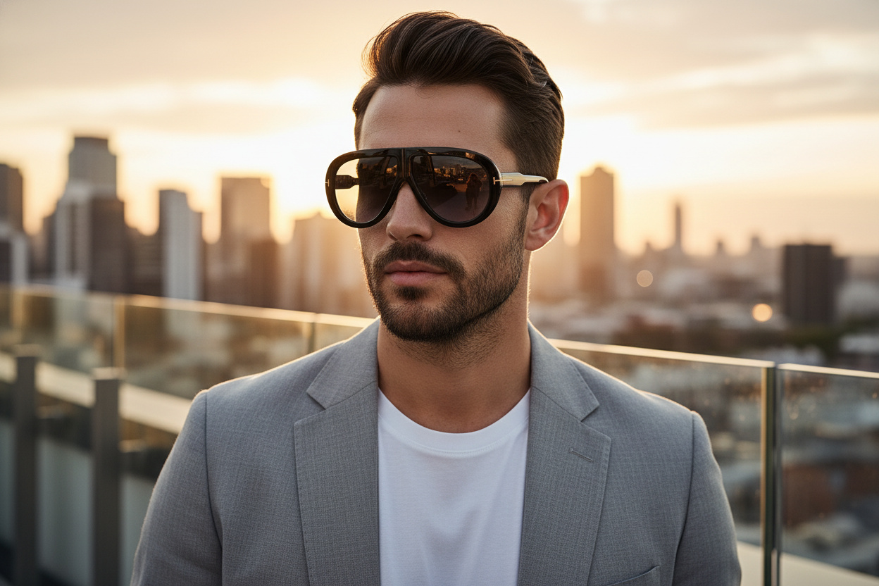 Vorderansicht Tom Ford TROY (FT0836 - 001)