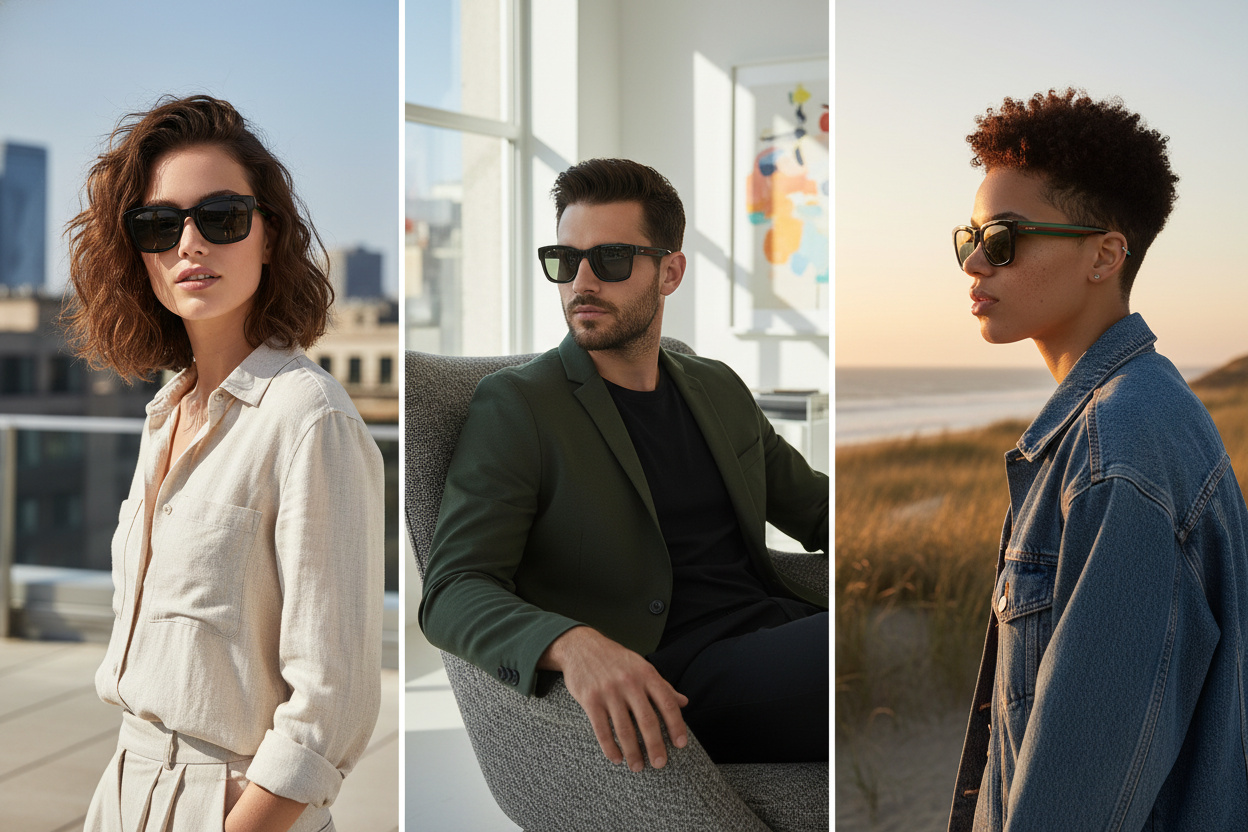 Vorderansicht Gucci GG0001SN (002)