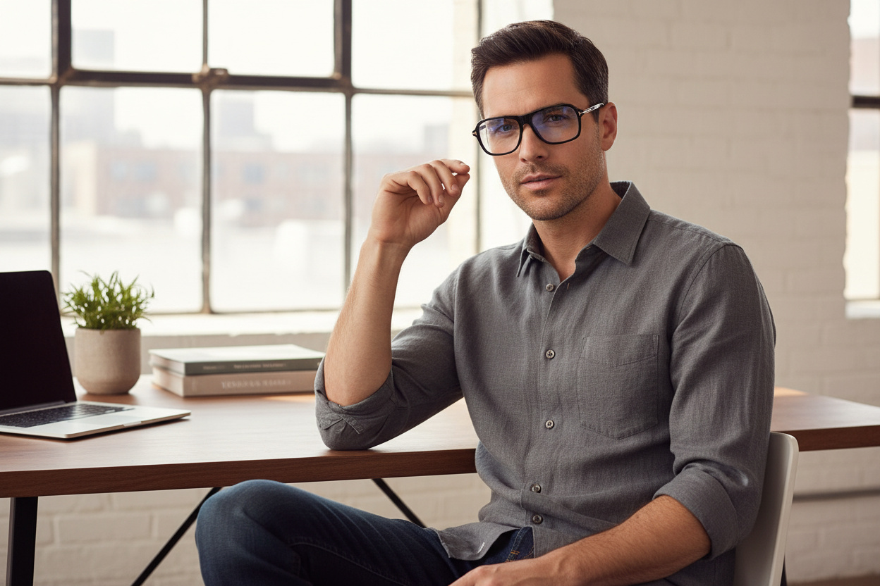 Vorderansicht Tom Ford FT5806-B (001)