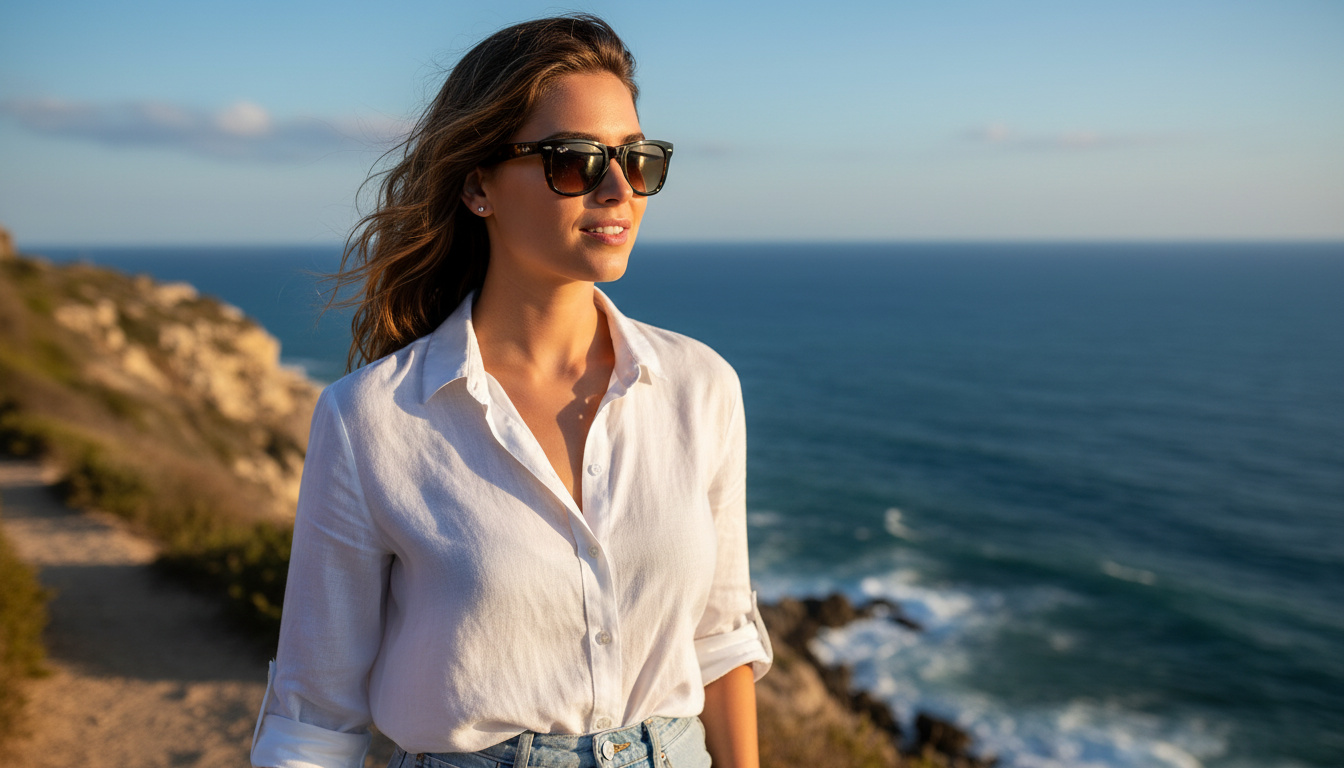 Vorderansicht Ray-Ban FOLDING WAYFARER (RB4105 - 710/51)