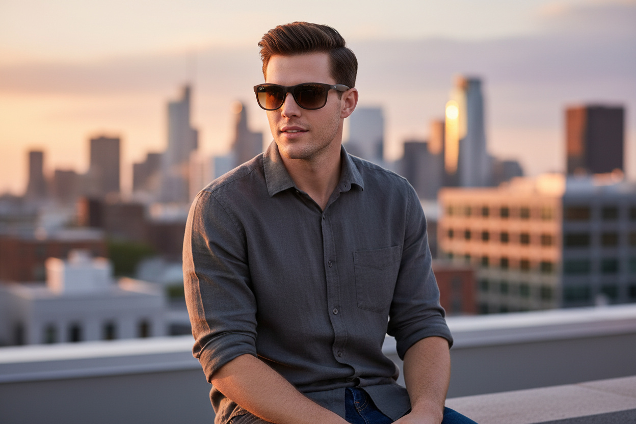 Vorderansicht Ray-Ban ANDY (RB4202 - 607313)