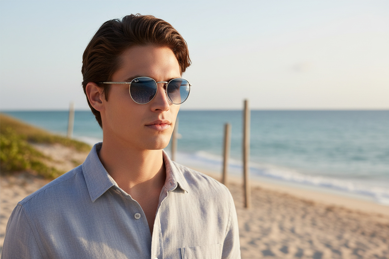 Vorderansicht Ray-Ban NEW ROUND (RB3637 - 003/3F)