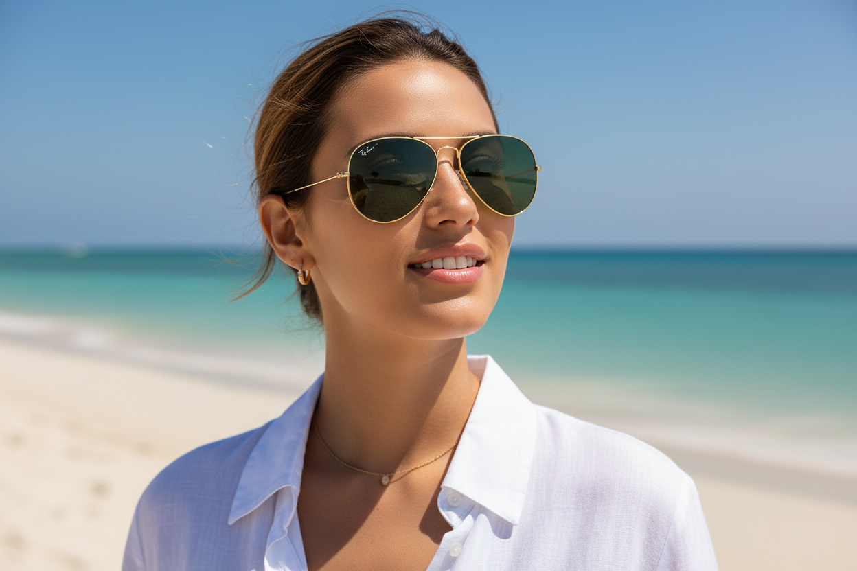 Vorderansicht Ray-Ban AVIATOR LARGE METAL II (RB3026 - L2846)