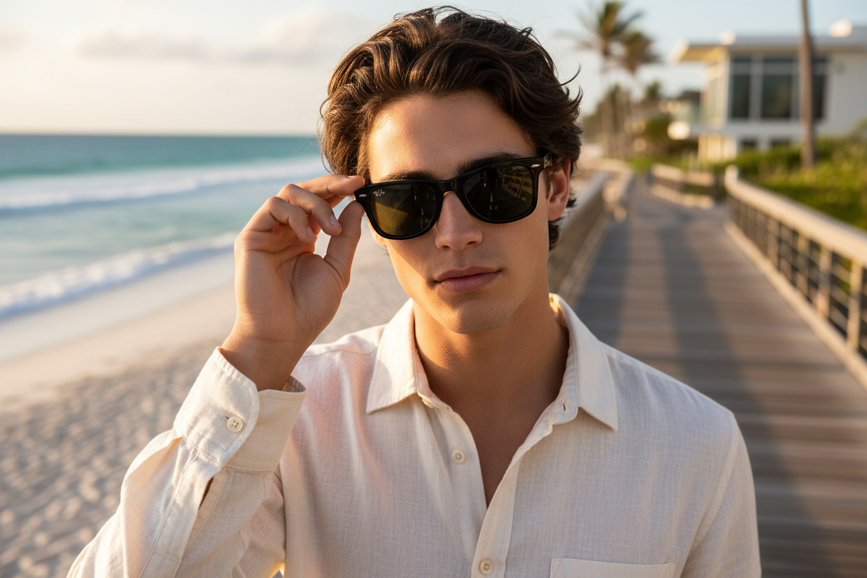 Vorderansicht Ray-Ban WAYFARER (RB2140 - 135831)