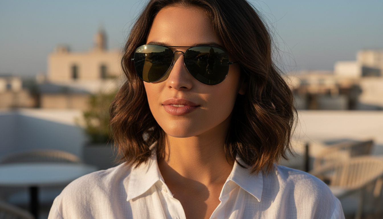 Vorderansicht Ray-Ban AVIATOR LARGE METAL II (RB3026 - L2821)