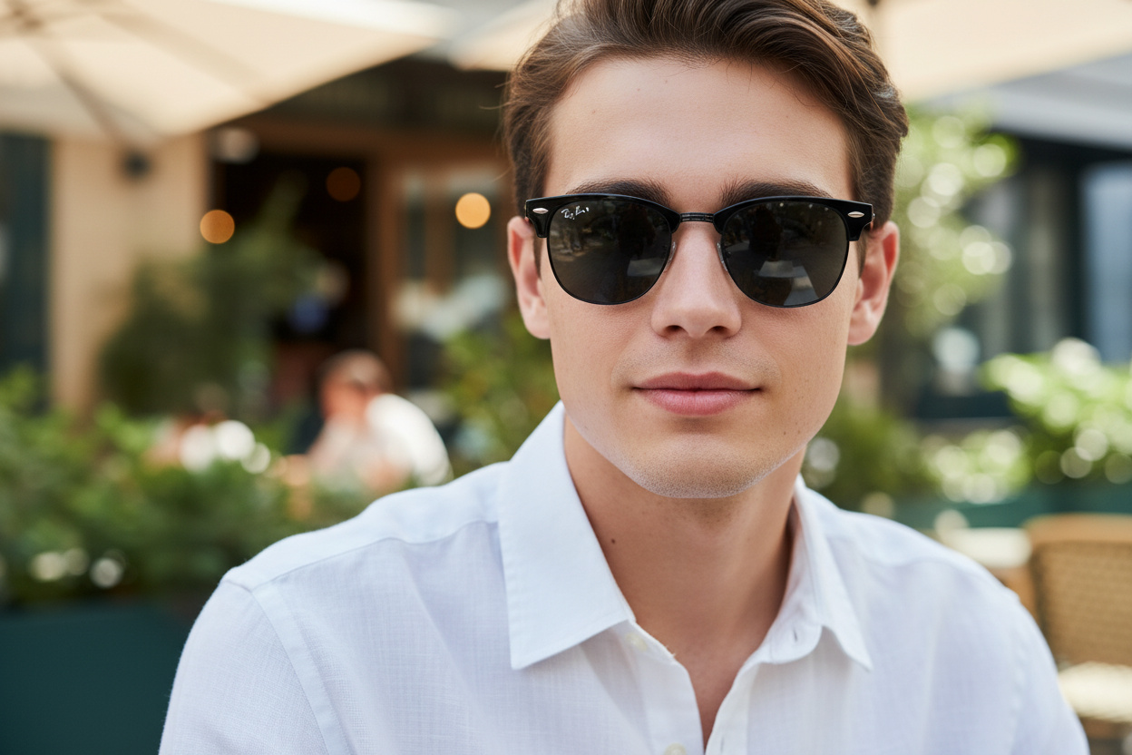 Vorderansicht Ray-Ban CLUBMASTER (RB3016 - 1367B1)