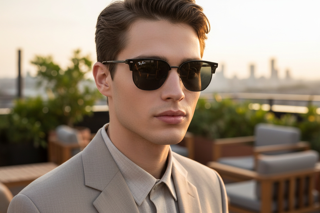 Vorderansicht Ray-Ban NEW CLUBMASTER (RB4416 - 6653B1)