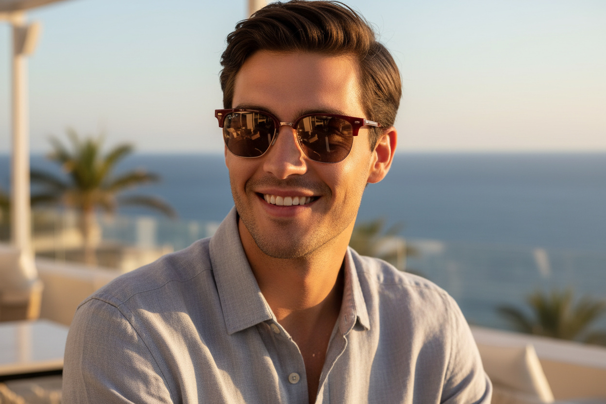 Vorderansicht Ray-Ban NEW CLUBMASTER (RB4416 - 6654G9)