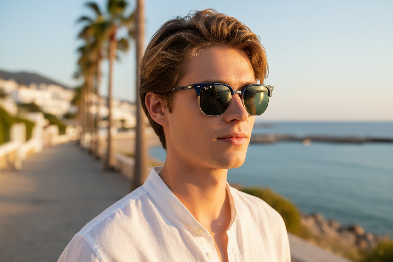 Vorderansicht Ray-Ban NEW CLUBMASTER (RB4416 - 6656G6)