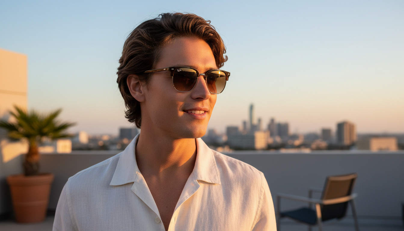 Vorderansicht Ray-Ban NEW CLUBMASTER (RB4416 - 710/51)