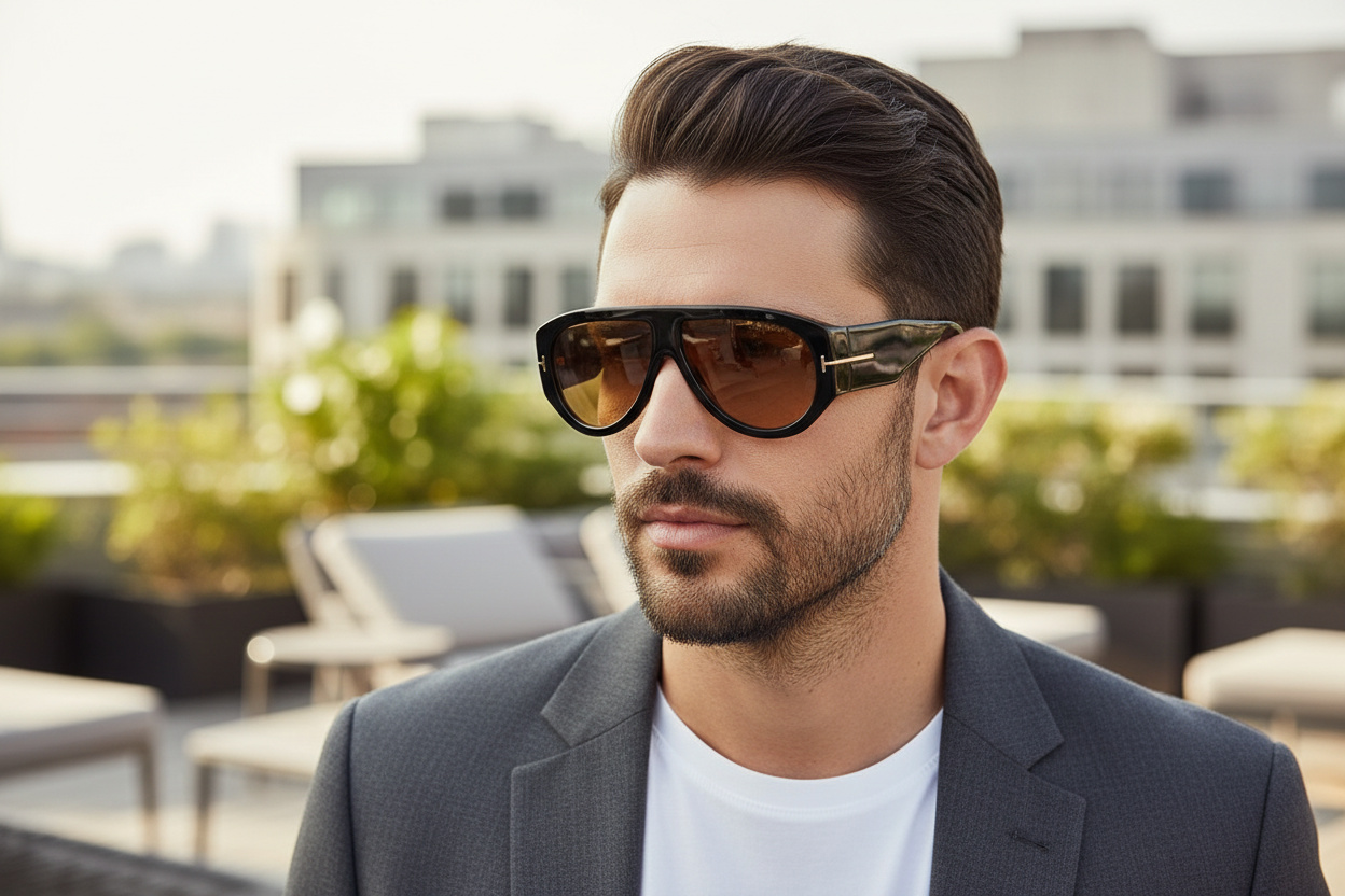 Vorderansicht Tom Ford BRONSON (FT1044 - 01E)