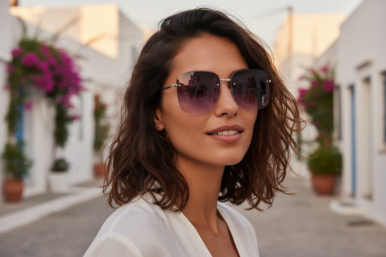 Vorderansicht Saint Laurent SL 312 M (011)