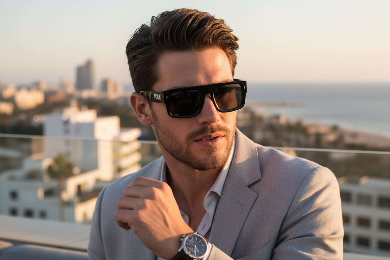 Vorderansicht Dsquared2 ICON 0008/S (807/IR)