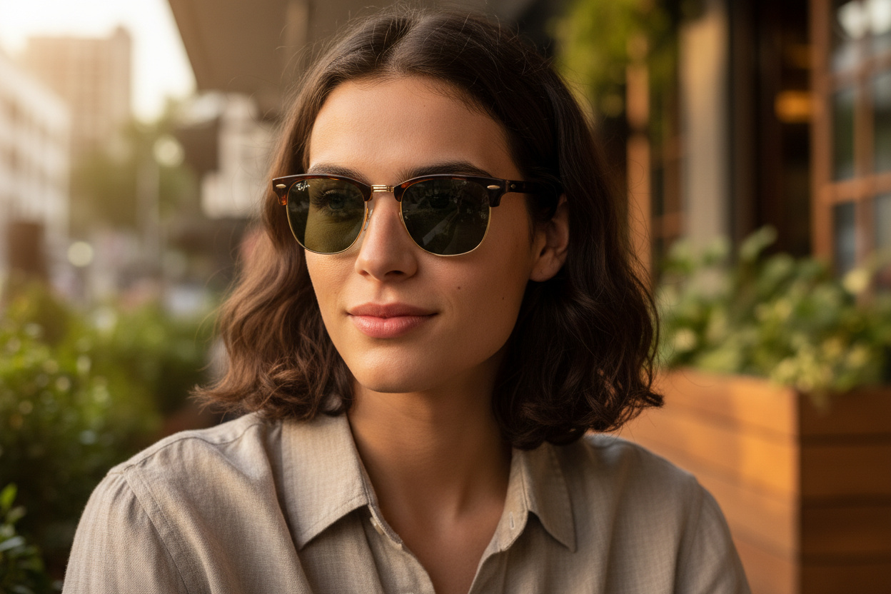 Vorderansicht Ray-Ban CLUBMASTER (RB3016 - W0366)