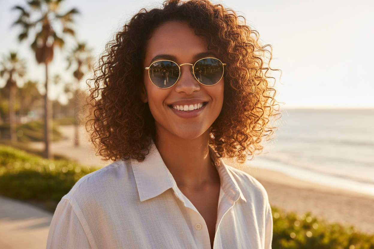 Vorderansicht Ray-Ban ROUND METAL (RB3447 - 001/3M)