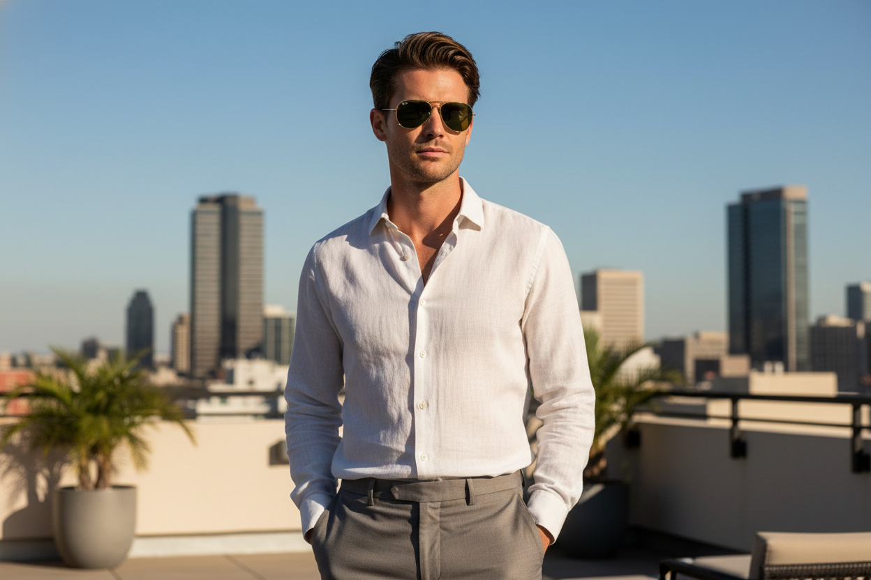 Vorderansicht Ray-Ban AVIATOR REVERSE (RBR0101S - 001/VR)