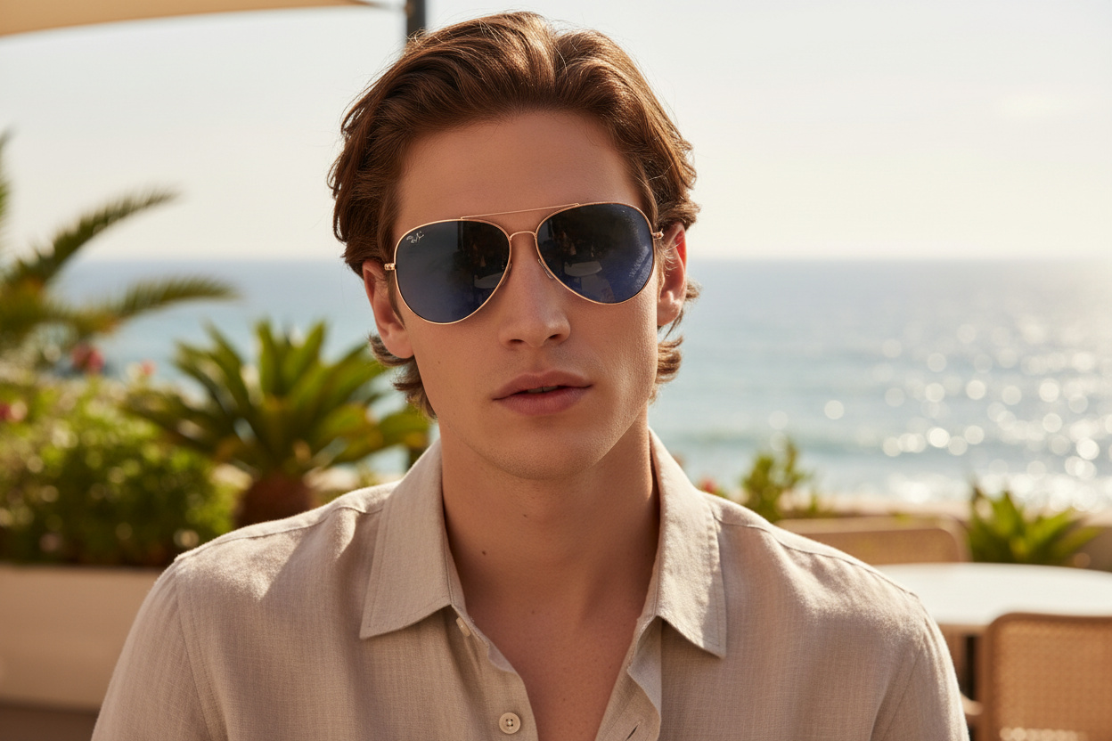 Vorderansicht Ray-Ban AVIATOR REVERSE (RBR0101S - 92023A)