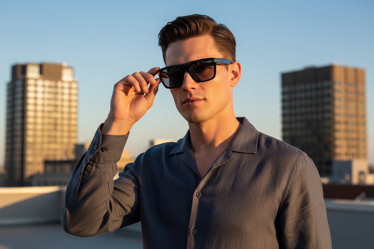 Vorderansicht Tom Ford ALBERTO (FT1077-N - 01D)